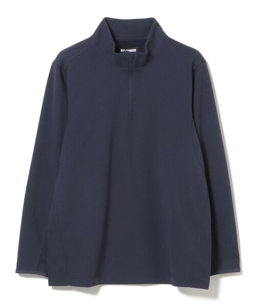BEAMS GOLF(ビームスゴルフ)の「〈WOMEN〉B.G.THREE / ALL-TIME グリッド ハーフジップ プルオーバー(LV.3)(スウェット・レディース・ブラック/ホワイト/ネイビー・MEDIUM/LARGE)」の14枚目の写真