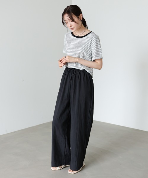 Bab(バブ)の「ペプラムキャミセットアップ(その他パンツ・レディース・ブラウン/ブラック・FREE)」の16枚目の写真