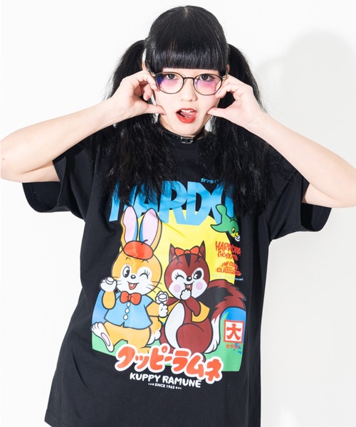 ハードコアチョコレート（ハードコアチョコレート）の「クッピーラムネ（ハローブラック）（Tシャツ/カットソー・メンズ・ブラック・XX-LARGE/X-LARGE/LARGE）」の2枚目の写真