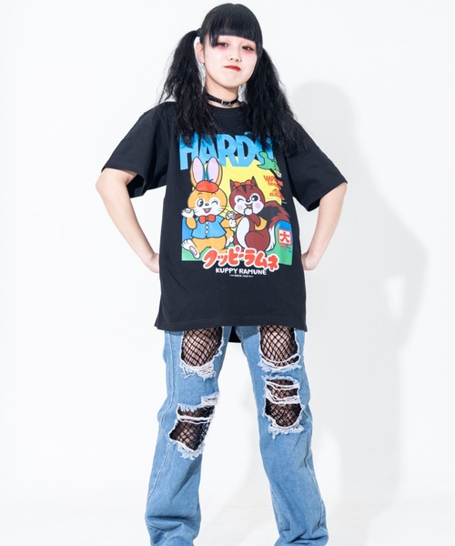 ハードコアチョコレート（ハードコアチョコレート）の「クッピーラムネ（ハローブラック）（Tシャツ/カットソー・メンズ・ブラック・XX-LARGE/X-LARGE/LARGE）」の3枚目の写真