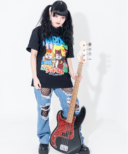 ハードコアチョコレート（ハードコアチョコレート）の「クッピーラムネ（ハローブラック）（Tシャツ/カットソー・メンズ・ブラック・XX-LARGE/X-LARGE/LARGE）」の4枚目の写真