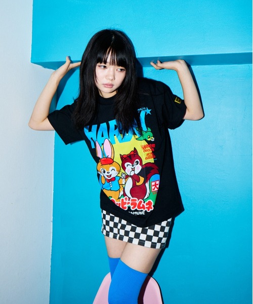 ハードコアチョコレート（ハードコアチョコレート）の「クッピーラムネ（ハローブラック）（Tシャツ/カットソー・メンズ・ブラック・XX-LARGE/X-LARGE/LARGE）」の9枚目の写真
