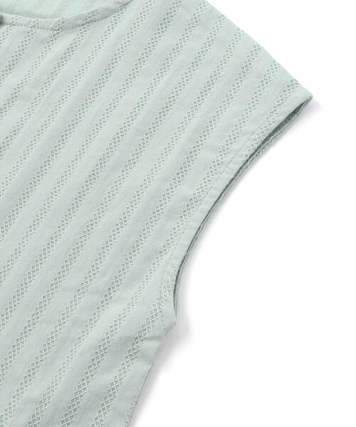 BeBe(ベベ)の「(キャミソール付)カラミストライプ裾フリルボックスブラウス(100~160cm)(シャツ/ブラウス・キッズ・ホワイト/グリーン・150cm/120cm/130cm/140cm)」の17枚目の写真