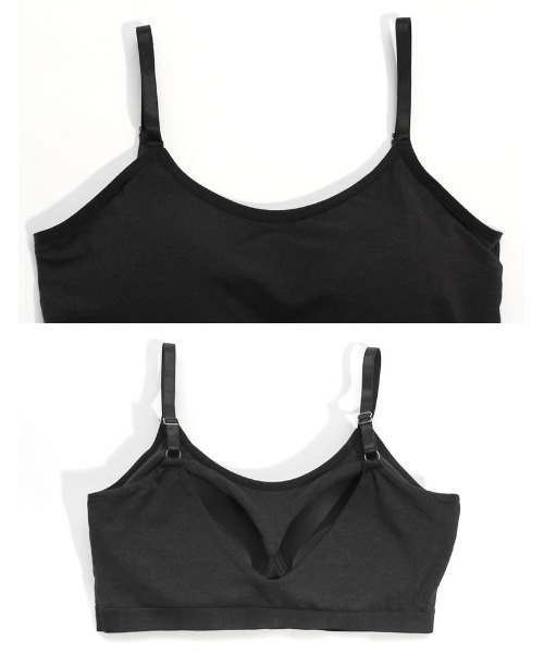 Re:EDIT（リエディ）の「[カップ一体型/ノンワイヤー/脇高設計/3D立体サポートバッド]Libre Beauty Bra Top エアリータッチ 美胸 立体ブラトップ（キャミソール・レディース・ブラック・LARGE/MEDIUM/X-LARGE）」の20枚目の写真