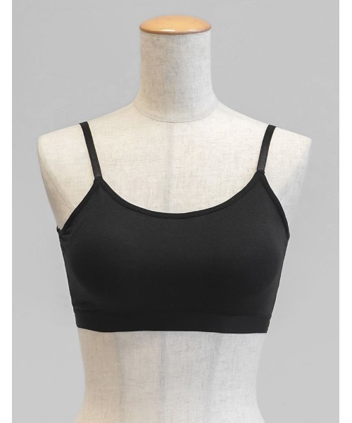 Re:EDIT（リエディ）の「[カップ一体型/ノンワイヤー/脇高設計/3D立体サポートバッド]Libre Beauty Bra Top エアリータッチ 美胸 立体ブラトップ（キャミソール・レディース・ブラック・LARGE/MEDIUM/X-LARGE）」の22枚目の写真