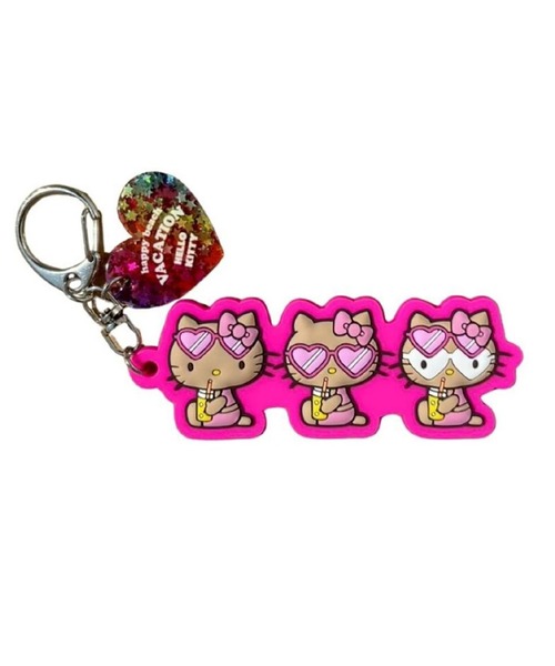 日焼けKITTY ｷｰﾎﾙﾀﾞｰ 3連（キーホルダー）｜LOCALMOTION HAWAII
