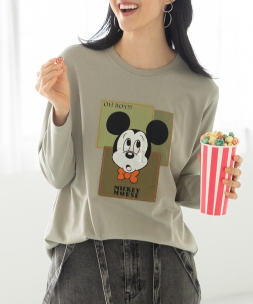BELLUNA（ベルーナ）の「＜Ｄ＞ＭＫパッチワークチュニック（チュニック・レディース・オフホワイト/カーキ・MEDIUM/X-LARGE/LARGE）」の3枚目の写真
