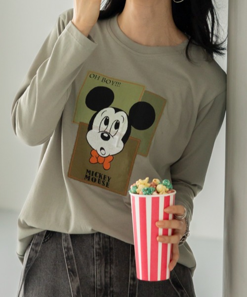BELLUNA（ベルーナ）の「＜Ｄ＞ＭＫパッチワークチュニック（チュニック・レディース・オフホワイト/カーキ・MEDIUM/X-LARGE/LARGE）」の6枚目の写真