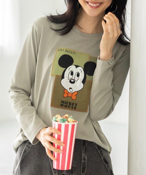 BELLUNA（ベルーナ）の「＜Ｄ＞ＭＫパッチワークチュニック（チュニック・レディース・オフホワイト/カーキ・MEDIUM/X-LARGE/LARGE）」の7枚目の写真