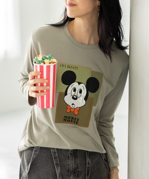 BELLUNA（ベルーナ）の「＜Ｄ＞ＭＫパッチワークチュニック（チュニック・レディース・オフホワイト/カーキ・MEDIUM/X-LARGE/LARGE）」の8枚目の写真