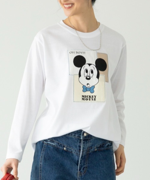 BELLUNA（ベルーナ）の「＜Ｄ＞ＭＫパッチワークチュニック（チュニック・レディース・オフホワイト/カーキ・MEDIUM/X-LARGE/LARGE）」の13枚目の写真