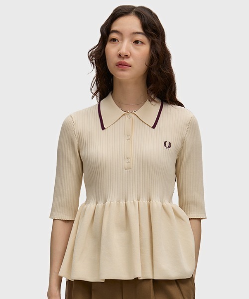Peplum Knitted Shirt — трикотажная рубашка‑пеплум