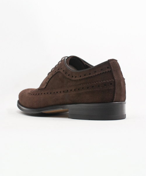 TRUFITSHOES(トゥルーフィット シューズ)の「スエードウィングチップダービー(ドレスシューズ・メンズ・ダークブラウン・29.5cm/29cm/28cm/27.5cm/27cm/26.5cm/25.5cm/25cm/24.5cm/23.5cm/23cm)」の3枚目の写真