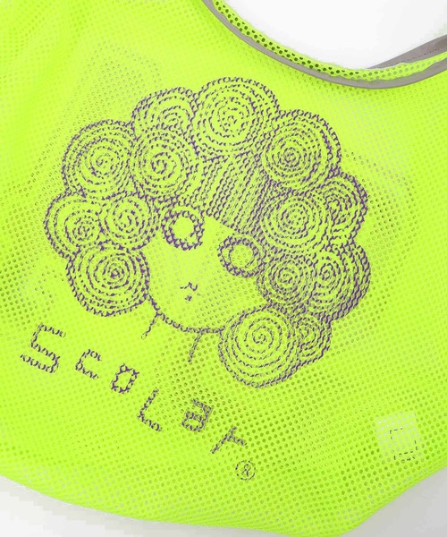 ScoLar(スカラー)の「662444:スカラーちゃん スポーティーメッシュトートバッグ(トートバッグ・レディース・ブルー/ブラック/イエロー/レッド・FREE)」の22枚目の写真