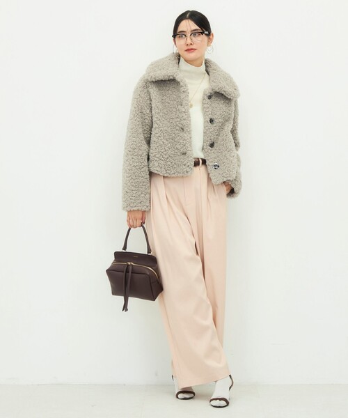 NOLLEY’S Sophi(ノーリーズソフィ)の「【TATRAS/タトラス】MAMATETA(ブルゾン・レディース・グレイッシュブルー/グレイッシュベージュ/アイボリー・2)」の18枚目の写真