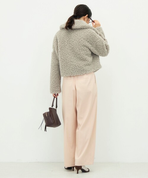 NOLLEY’S Sophi(ノーリーズソフィ)の「【TATRAS/タトラス】MAMATETA(ブルゾン・レディース・グレイッシュブルー/グレイッシュベージュ/アイボリー・2)」の21枚目の写真