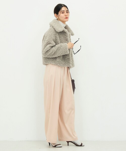 NOLLEY’S Sophi(ノーリーズソフィ)の「【TATRAS/タトラス】MAMATETA(ブルゾン・レディース・グレイッシュブルー/グレイッシュベージュ/アイボリー・2)」の22枚目の写真