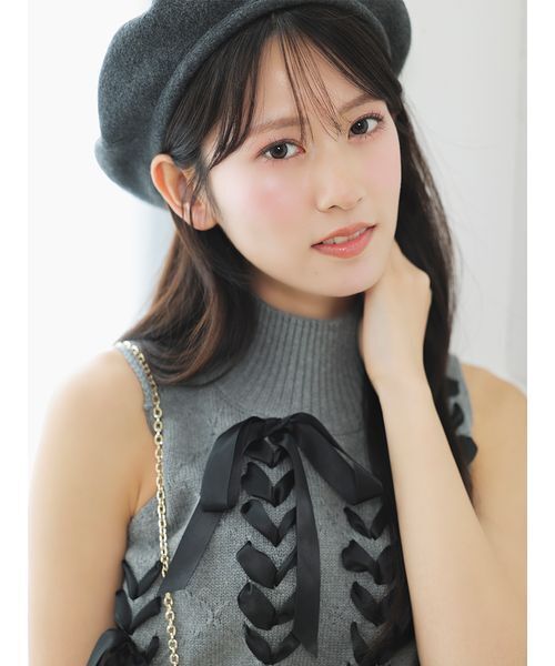 SNIDEL(スナイデル)の「リボンディティールノースリニットプルオーバー(ニット/セーター・レディース・ベージュ/その他/グレー/ブラック・F)」の11枚目の写真