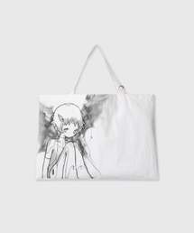 MIEL Graphic Cotton Bag (White)