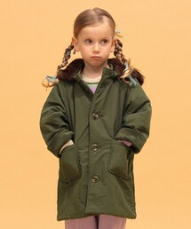 こども ビームス（コドモビームス）の「フード コート 2026FW（90～140cm）お出かけ着  通学 フード取り外し ユニセックス シンプル（その他アウター）」