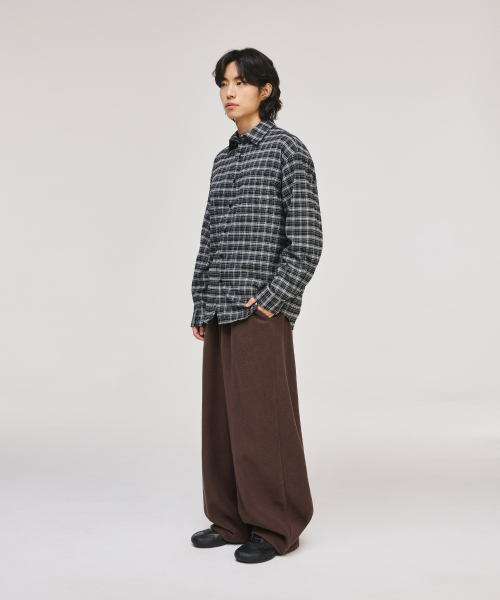 SIGNATURE（シグネチャ）の「ワイドポラポリストレーニングパンツ[ブラウン]（スウェットパンツ・レディース・その他・MEDIUM）」の5枚目の写真