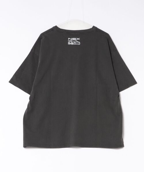 baron（バロン）の「ホンダ NSX・クラシックロゴピグメントTシャツ（Tシャツ/カットソー・レディース・ブラック系その他/スミクロ・L/M/XL）」の3枚目の写真