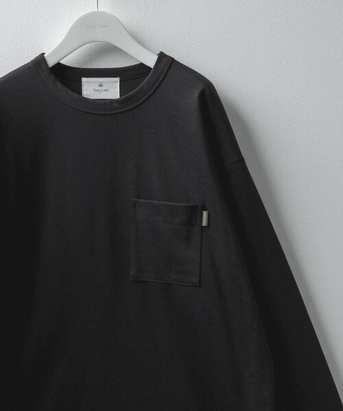 URBAN RESEARCH Sonny Label(アーバンリサーチサニーレーベル)の「ポンチポケット付ロングスリーブTシャツ(Tシャツ/カットソー・メンズ・ホワイト/チャコールグレー/ブラック/ホワイト系その他/ブラック系その他・MEDIUM/LARGE/X-LARGE)」の3枚目の写真