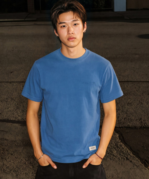 BEENTRILL(ビントリル)の「ヴィンテージエッセンシャルダイング半袖Tシャツ(スカイブルー)(Tシャツ/カットソー・レディース・その他・SMALL/MEDIUM/LARGE/X-LARGE)」の1枚目の写真