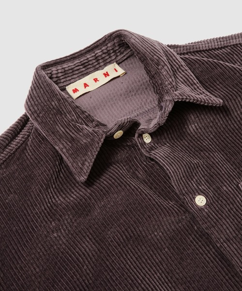 MARNI(マルニ)の「CORDUROY / 定番ボクシーシャツ(シャツ/ブラウス・メンズ・グレー/ブラウン・48(L))」の4枚目の写真