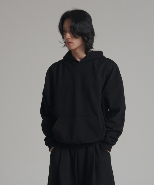 Loose fit crop i‑jeffurd парка — чёрная