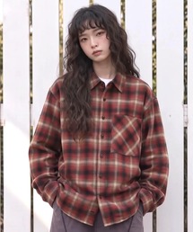 『mahagrid/マハグリット』 FLANNEL CHECK SHIRT/フランネルチェックシャツ