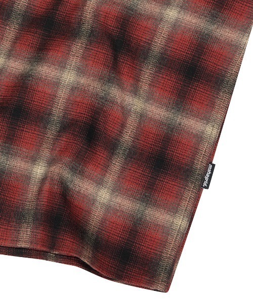 MAHAGRID(マハグリッド)の「『mahagrid/マハグリット』 FLANNEL CHECK SHIRT/フランネルチェックシャツ(シャツ/ブラウス・レディース・ブラウン/レッド・M/S)」の5枚目の写真