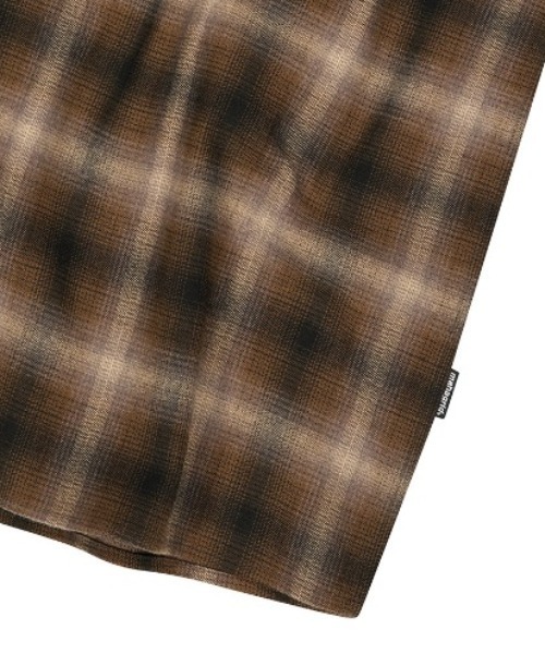 MAHAGRID(マハグリッド)の「『mahagrid/マハグリット』 FLANNEL CHECK SHIRT/フランネルチェックシャツ(シャツ/ブラウス・レディース・ブラウン/レッド・M/S)」の15枚目の写真