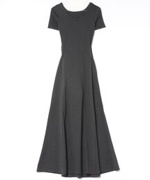 【OJYON】moonlit flow tee dress BLACK