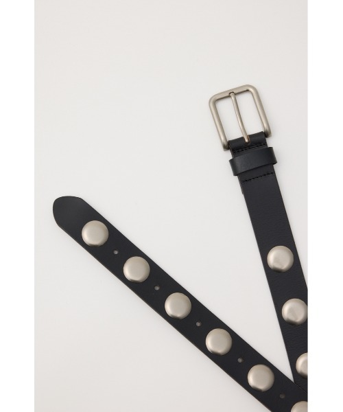 MOUSSY（マウジー）の「STUDS LEATHER ベルト（ベルト・レディース・ブラウン/ブラック・FREE）」の9枚目の写真