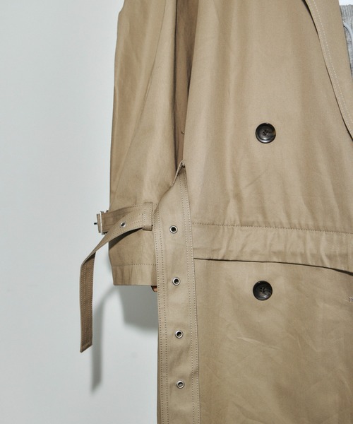 JOSE MOON(ジョゼムーン)の「OVER DETACHABLE TRENCH COAT/オーバーディタチャブルトレンチコート(トレンチコート・レディース・ベージュ/ブラック・38/36)」の15枚目の写真
