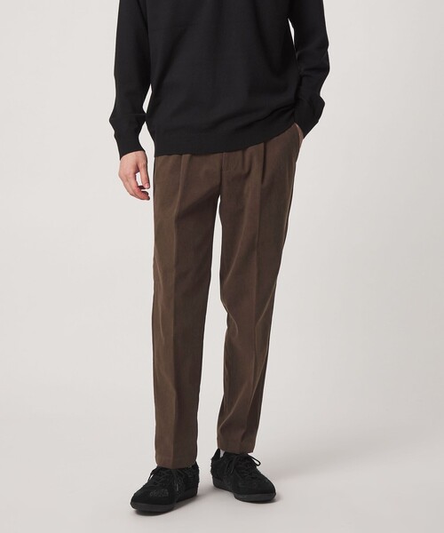 green label relaxing(グリーンレーベルリラクシング)の「【WEB限定】JUST fit コーデュロイ 1プリーツ イージーパンツ(その他パンツ・メンズ・オリーブ/ダークブラウン/ダークグレー・M/L/XS/XXL/S/XL)」の8枚目の写真