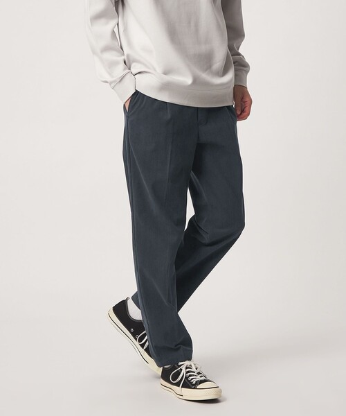 green label relaxing(グリーンレーベルリラクシング)の「【WEB限定】JUST fit コーデュロイ 1プリーツ イージーパンツ(その他パンツ・メンズ・オリーブ/ダークブラウン/ダークグレー・M/L/XS/XXL/S/XL)」の10枚目の写真