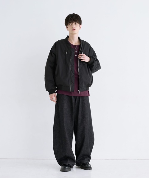 LILL(リル)の「ヴィンテージウォッシュ/リジッドワイドバレルレッグデニム(デニムパンツ・メンズ・ブルー/ブラック系/ブラック・S/XL/L/M)」の17枚目の写真