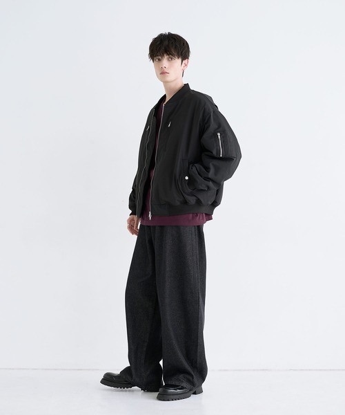 LILL(リル)の「ヴィンテージウォッシュ/リジッドワイドバレルレッグデニム(デニムパンツ・メンズ・ブルー/ブラック系/ブラック・S/XL/L/M)」の21枚目の写真