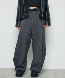 DAZE（デイズ）の「ピンストライプ バルーンワイドスラックス（スラックス）」