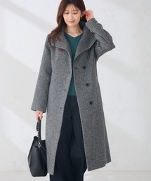 【WEB限定】2WAY 折り返し ラペル ロング コート