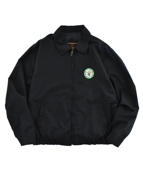 VINTAGE(ヴィンテージ)の「【USED】90’s BARU Sports “LOJAC” スイングトップ ジャケット(ブルゾン・メンズ・ブラック・LARGE)」の1枚目の写真