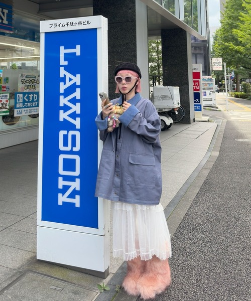 Alley Tokyo(アリートーキョー)の「モンスターファーブーツ(ブーツ・レディース・ベージュ/ピンク/オフホワイト・LARGE/MEDIUM)」の22枚目の写真