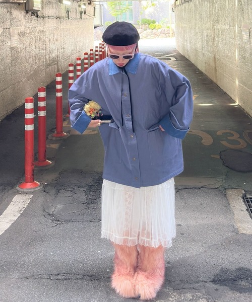 Alley Tokyo(アリートーキョー)の「モンスターファーブーツ(ブーツ・レディース・ベージュ/ピンク/オフホワイト・LARGE/MEDIUM)」の16枚目の写真