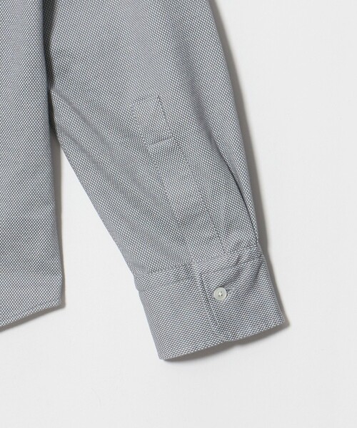 UNITED ARROWS(ユナイテッドアローズ)の「ロイヤルオックス カッタウェイカラー シャツ COMFORT EASY―MODEL 抗菌防臭(シャツ/ブラウス・メンズ・ネイビー/ライトグレー・S/M/L/XL)」の10枚目の写真