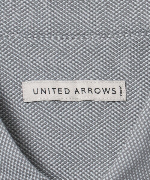 UNITED ARROWS(ユナイテッドアローズ)の「ロイヤルオックス カッタウェイカラー シャツ COMFORT EASY―MODEL 抗菌防臭(シャツ/ブラウス・メンズ・ネイビー/ライトグレー・S/M/L/XL)」の5枚目の写真