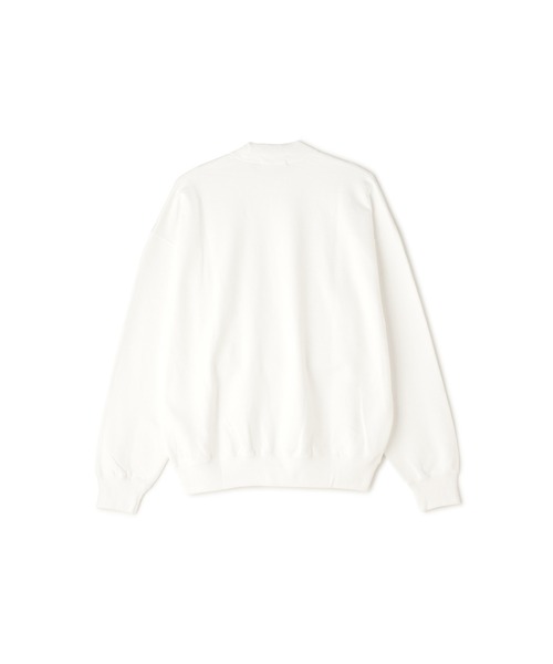 Y(ワイ)の「Y / ORGANIC COTTON BLEND HEAVY WEIGHT FLEECE CREW NECK(Tシャツ/カットソー・メンズ・ネイビー/ホワイト・SMALL/MEDIUM)」の9枚目の写真