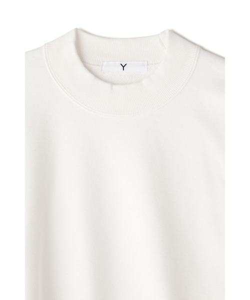 Y(ワイ)の「Y / ORGANIC COTTON BLEND HEAVY WEIGHT FLEECE CREW NECK(Tシャツ/カットソー・メンズ・ネイビー/ホワイト・SMALL/MEDIUM)」の10枚目の写真