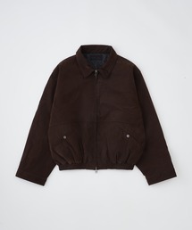 【ADAMPATEK/アダムパテック】 mute faux suede loose zip blouson スエードブルゾン